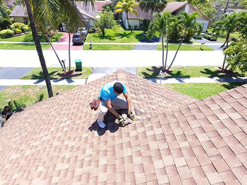 Wind mitigation inspection aerial South Florida